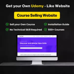 Udemy Like Website | Resell Rights